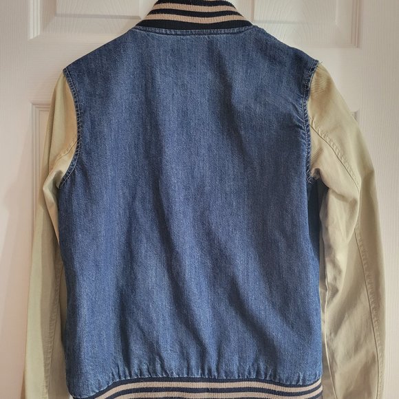 Forever 21 Denim Bomber Jacket - Picture 2 of 3